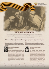 Минздрав России опубликовал серию плакатов о подвигах медиков в годы Великой Отечественной войны для размещения в медицинских учреждениях